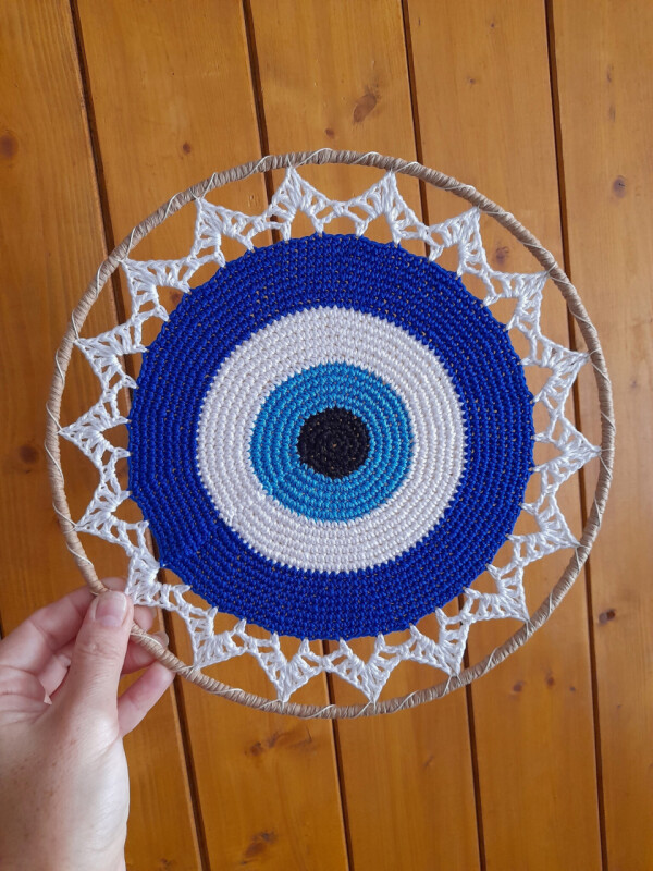 Krajka "Evil Eye" - 25 cm